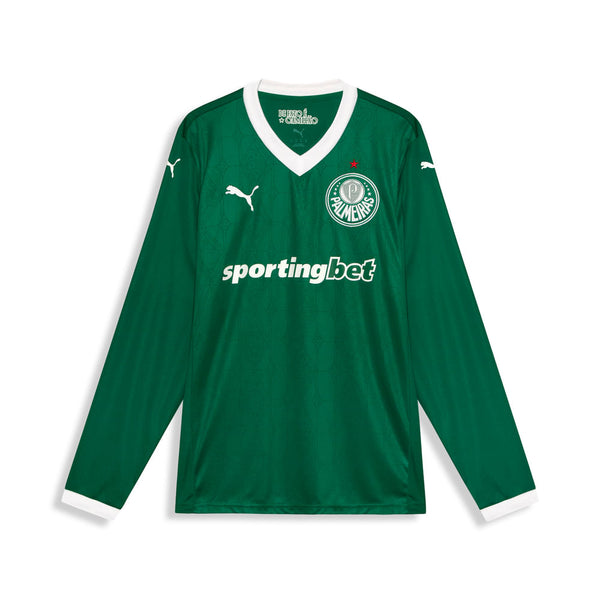 Camisa Palmeiras Puma I 25/26 Torcedor - Manga Longa